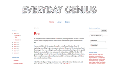 Desktop Screenshot of everyday-genius.com