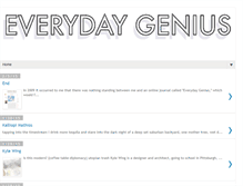 Tablet Screenshot of everyday-genius.com